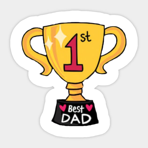 worlds best dad Sticker by ERRAMSHOP